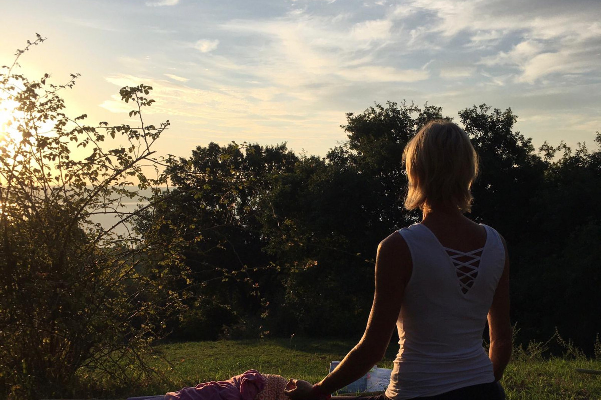 Morning meditation 'Lago di Bolsena'