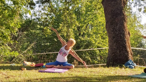 Yoga and holiday/Lago di Bolsena/Italy