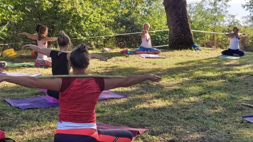 Yoga and holiday/Lago di Bolsena/Italy