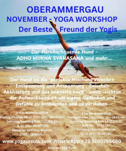 Oberammergau Workshop November 2026