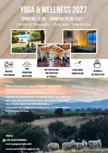 Toskana Yoga und Ferien 2027
